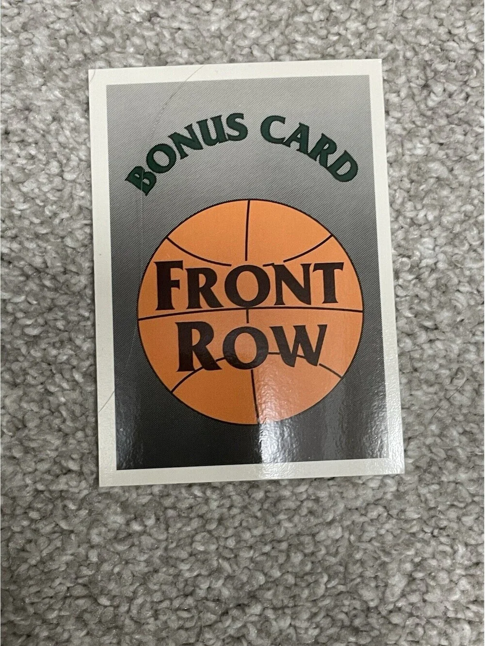 N/A front row